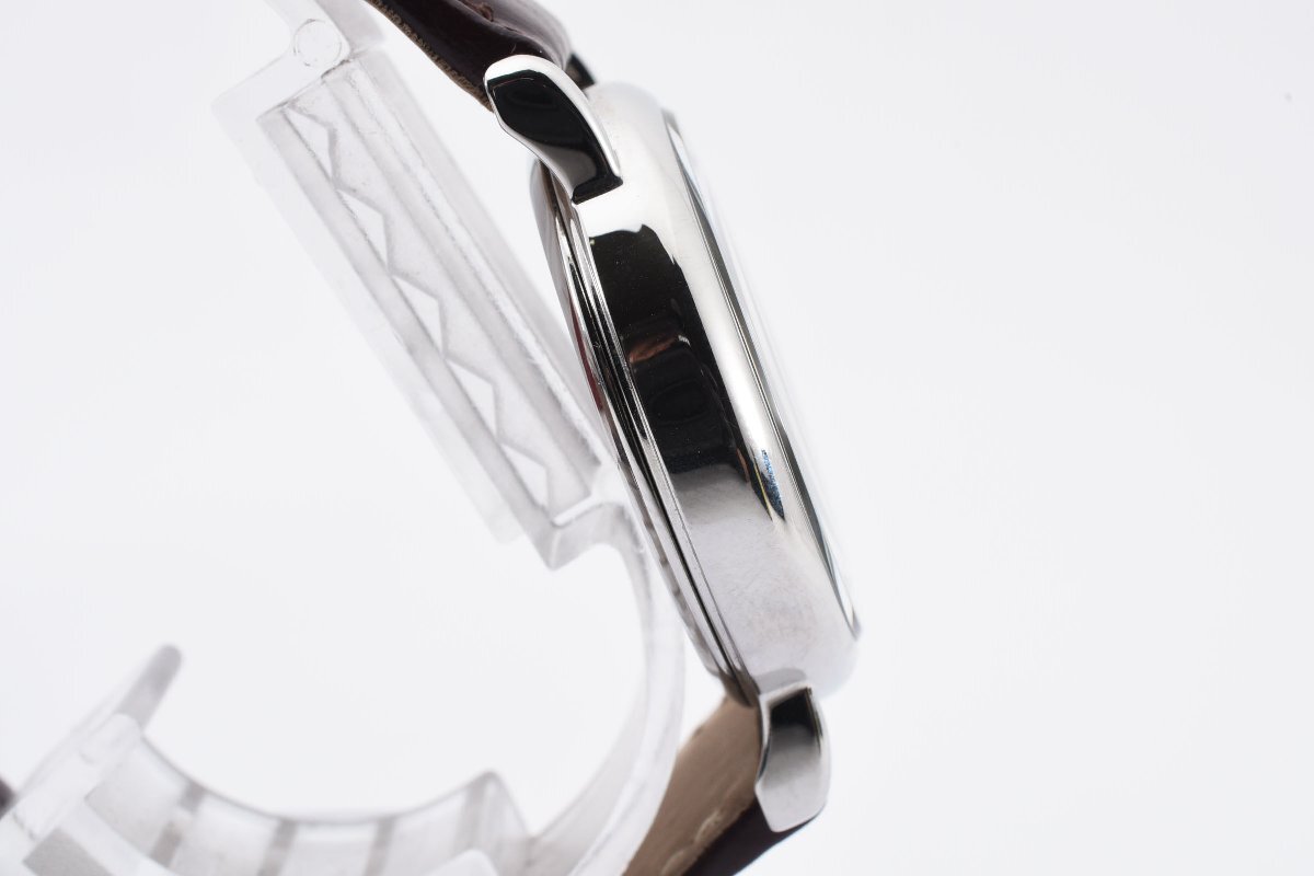 美品 アンバー 久慈琥珀 ラウンド クォーツ メンズ 腕時計 KUJI AMBERの画像5