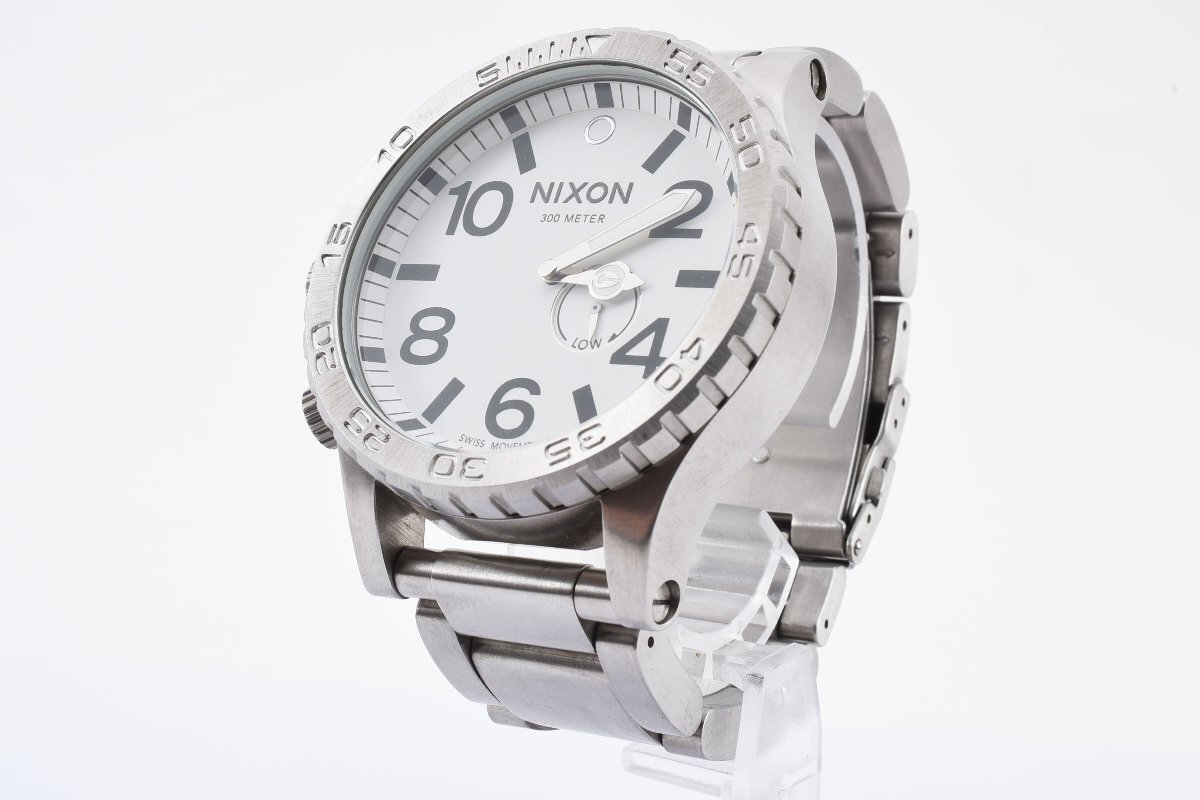 ニクソン ラウンド ビックフェイス クォーツ メンズ 腕時計 NIXONの画像2