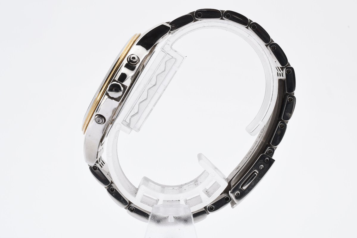 セイコー デイト ラウンド コンビ ソーラー メンズ 腕時計 SEIKOの画像7