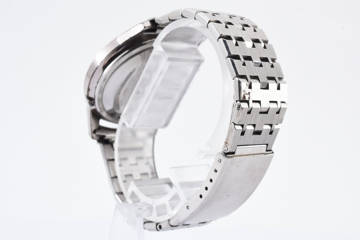 稼働品 セイコー ファイブ スポーツマティック デイデイト ブラックフェイス 自動巻き メンズ 腕時計 SEIKO_画像7