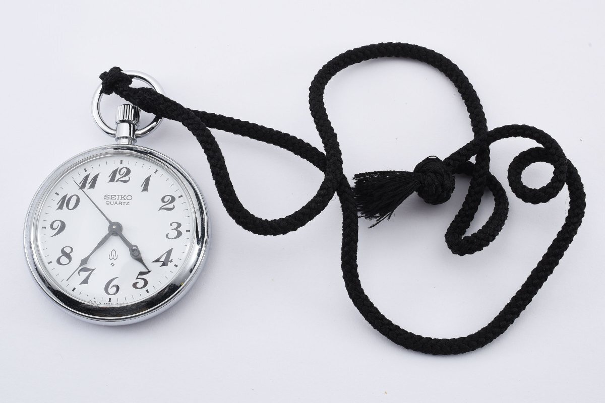 セイコー 懐中時計 クオーツ ラウンド 腕時計 SEIKOの画像2
