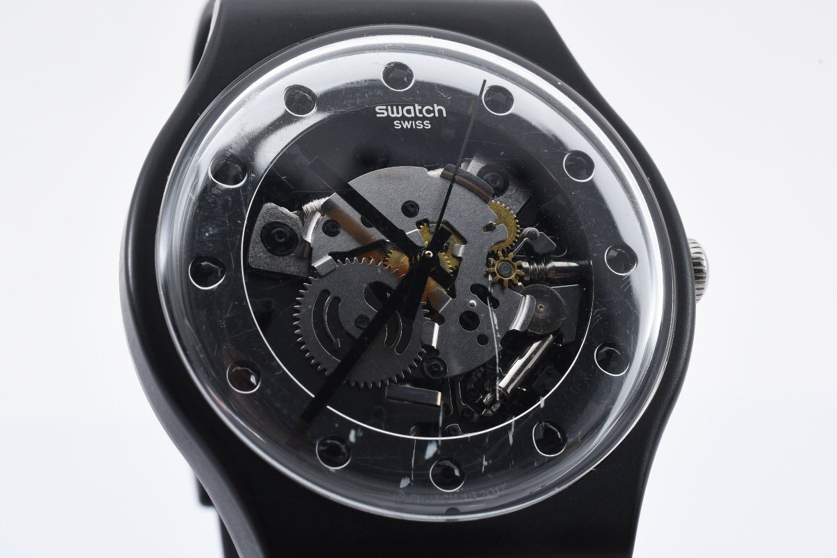  Swatch раунд кварц мужские наручные часы SWATCH