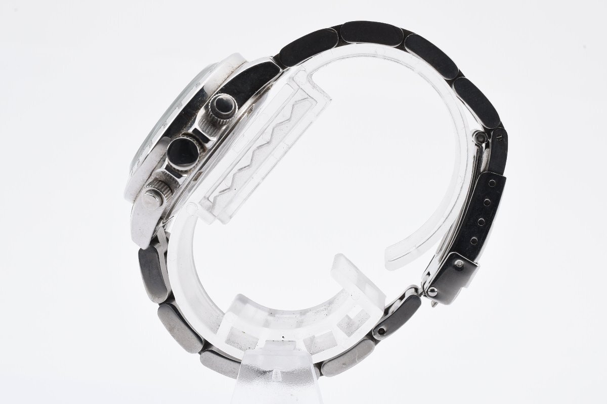 アンクラーク 天然ダイヤモンド ダイヤモンドクロノ デイト クオーツ レディース 腕時計 ANNE CLARKの画像7