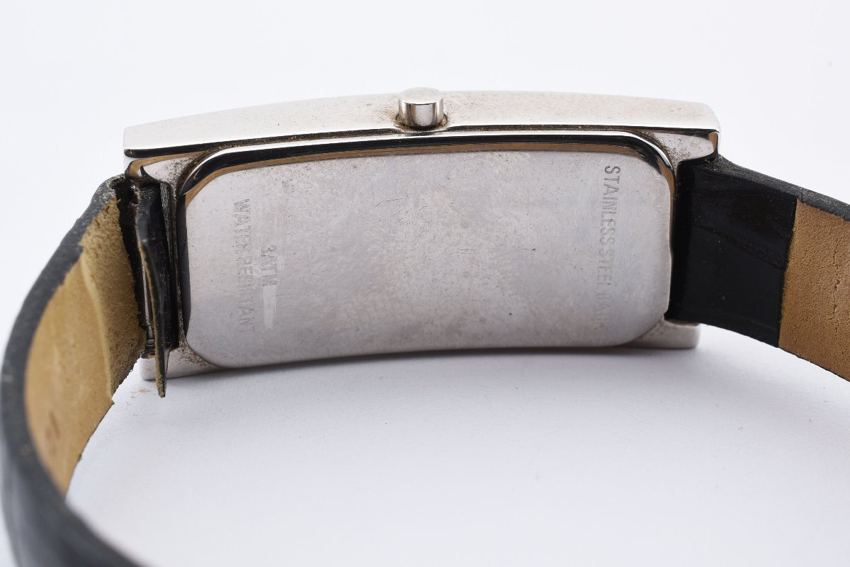 プラスヴァンドーム 石付き スクエア シルバー クォーツ レディース 腕時計 PlusVendomeの画像5