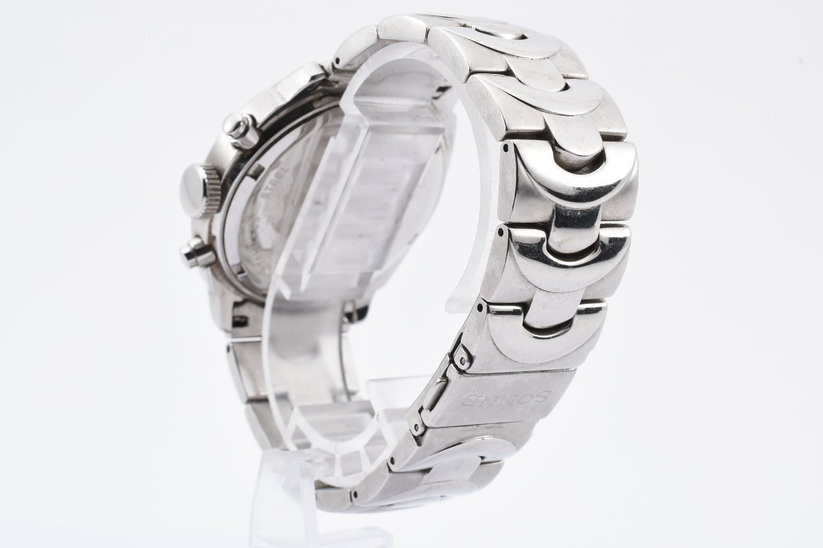 ゾンネ ルミナス クロノグラフ デイト H005 クオーツ メンズ 腕時計 SONNE LUMINOUSの画像9