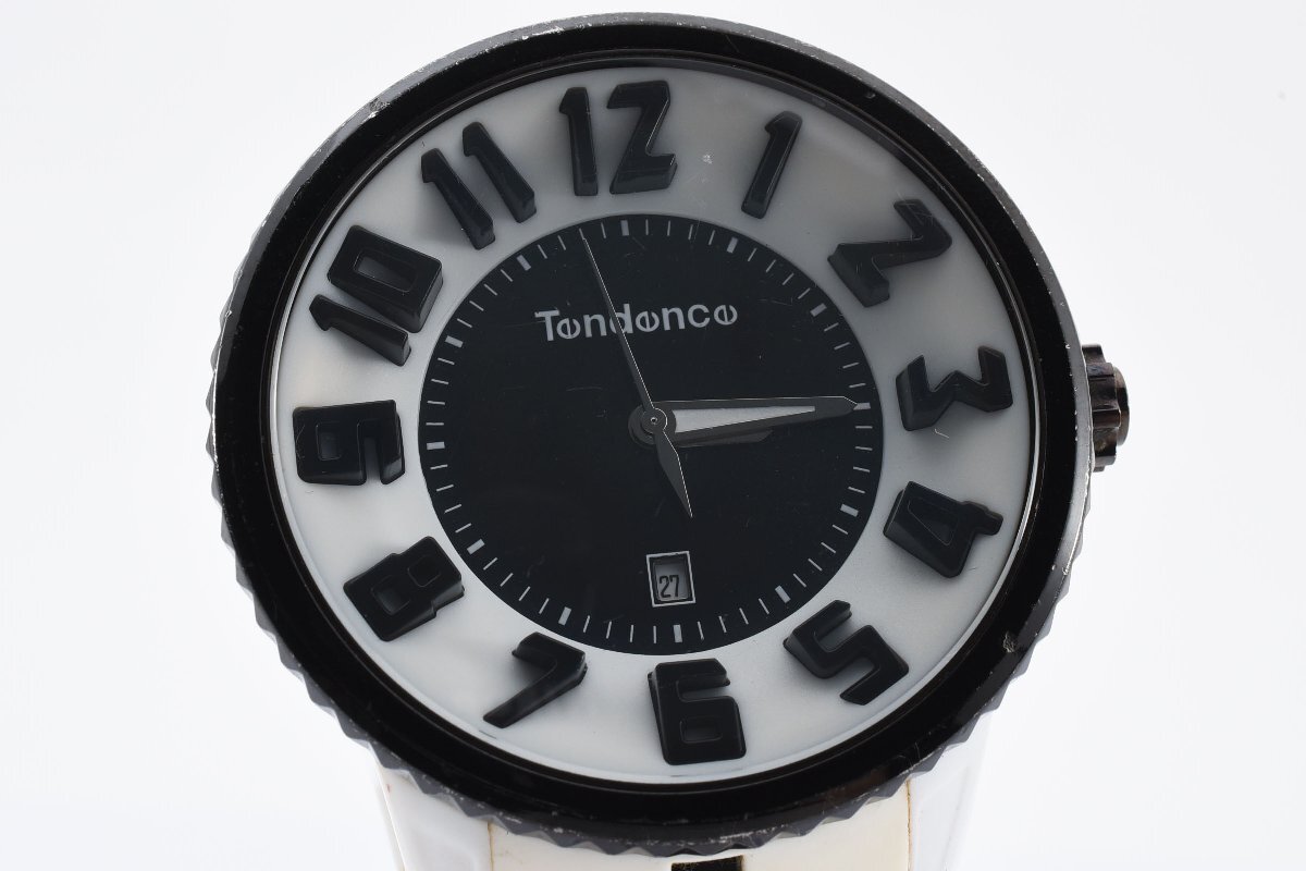 テンデンス デイト ラウンド クォーツ 腕時計 TENDENCEの画像1