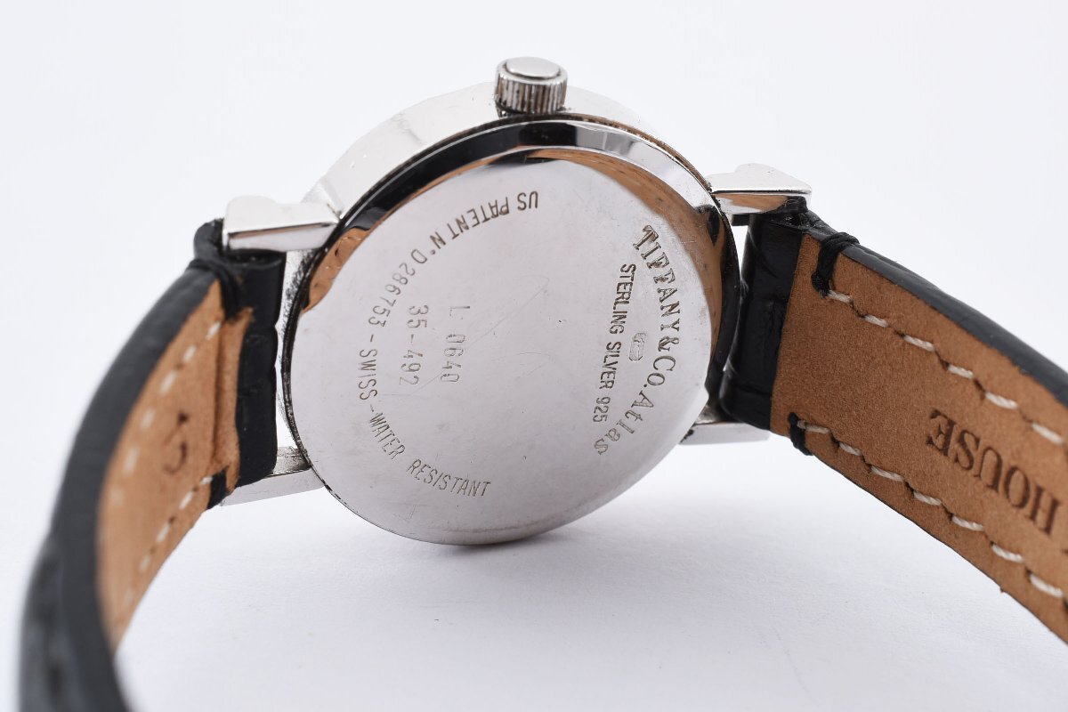 ティファニー ラウンド シルバー クォーツ レディース 腕時計 Tiffany&Co.の画像5