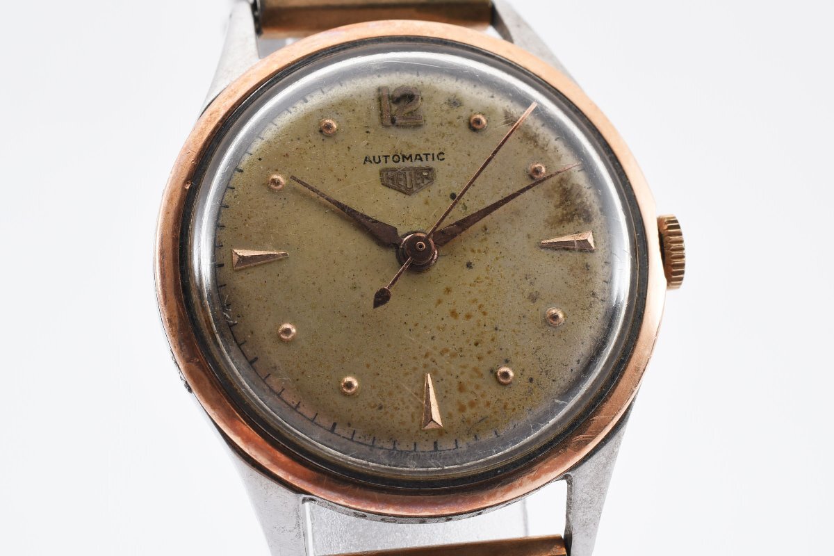 タグホイヤー オートマティック ラウンド ゴールド 自動巻き ボーイズ 腕時計 TAGheuerの画像1