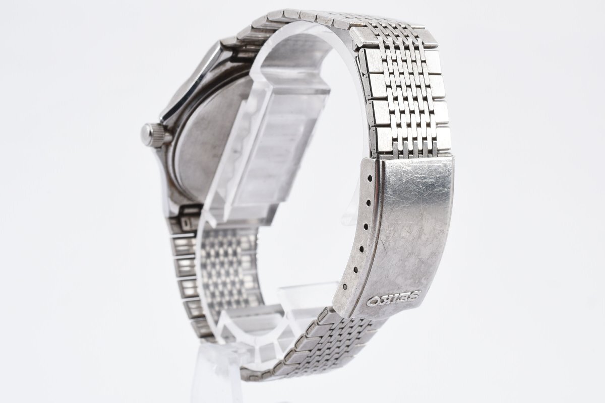 セイコー クロノス 5H23-7D20 デイデイト ラウンド シルバー クォーツ 腕時計 SEIKOの画像8