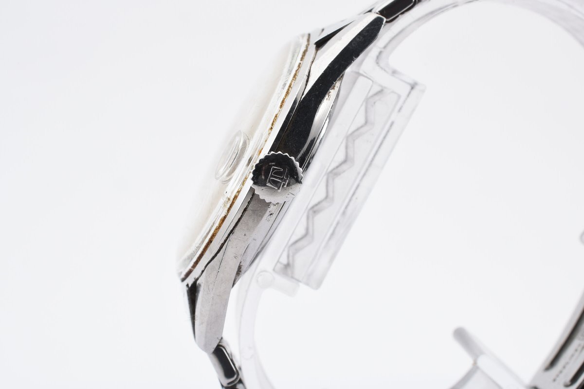 稼働品 ティソ ヴィソデイト シースター ラウンド シルバー 手巻き メンズ 腕時計 TISSOT_画像4