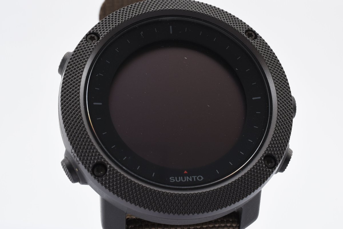 箱付き 美品 スント ラウンド グレー クォーツ メンズ 腕時計 SUUNTOの画像1