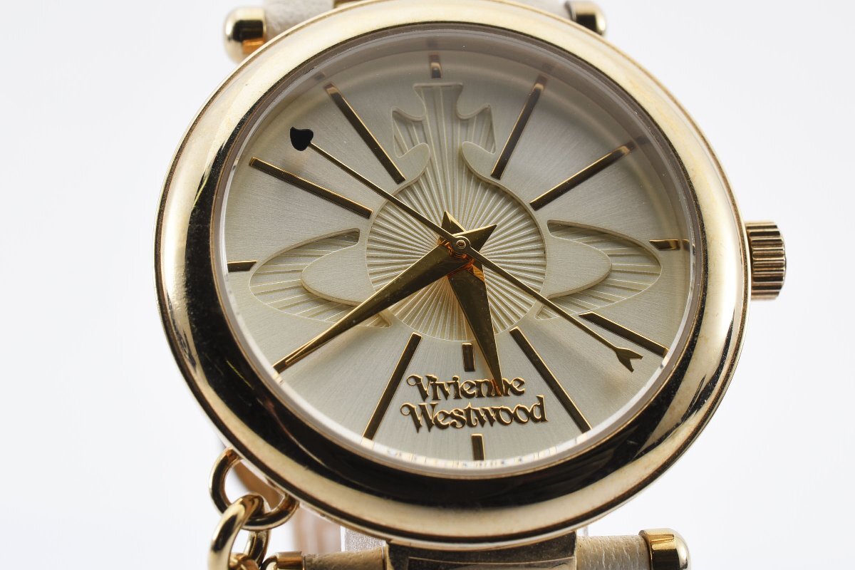 ヴィヴィアン ウエストウッド オーブ チャーム付き クォーツ レディース 腕時計 Vivienne Westwoodの画像1