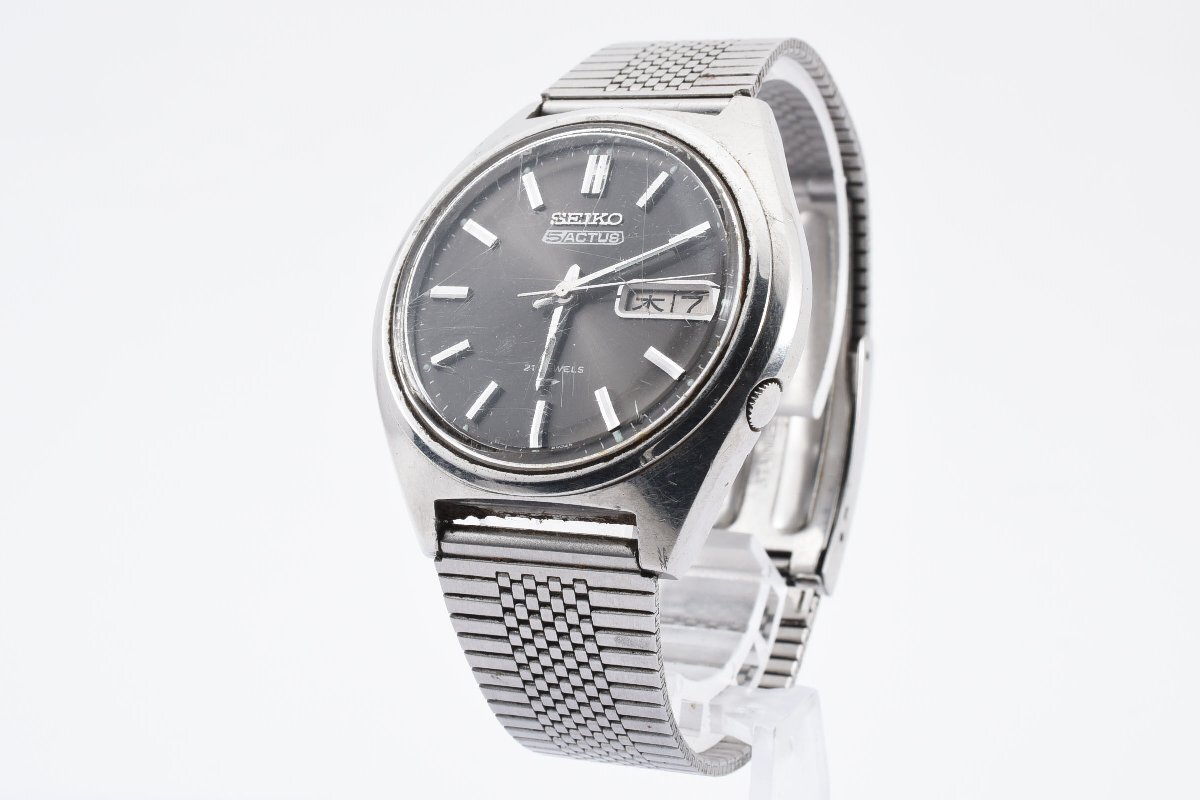 稼働品 セイコー ファイブ アクタス 7019-8010 デイデイト 自動巻き メンズ 腕時計 SEIKO_画像2