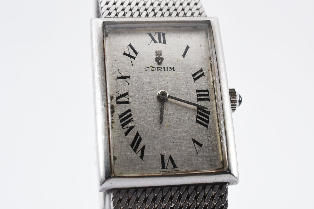 稼働品 コルム スクエア 手巻き メンズ 腕時計 CORUMの画像1