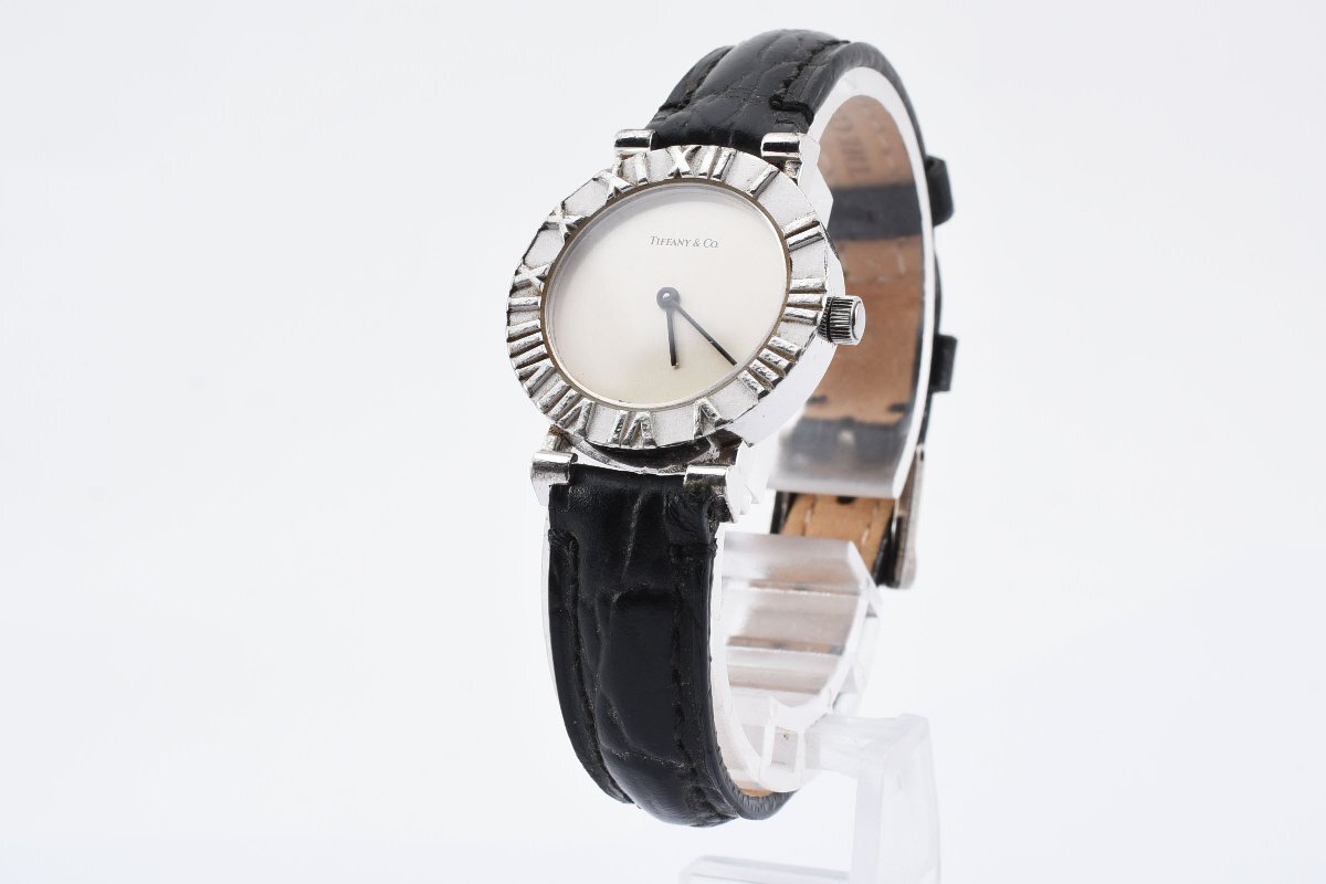 ティファニー ラウンド シルバー クォーツ レディース 腕時計 Tiffany&Co.の画像2