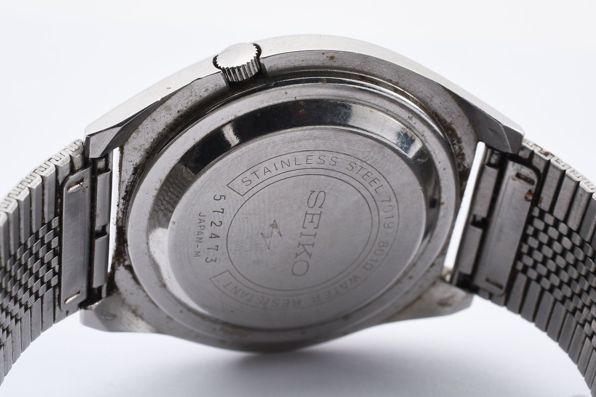 稼働品 セイコー ファイブ アクタス 7019-8010 デイデイト 自動巻き メンズ 腕時計 SEIKO_画像5