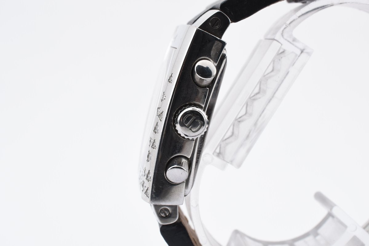 石付き ディオール リヴァ D81-101 デイト クロノグラフ クォーツ レディース 腕時計 ChristianDiorの画像4