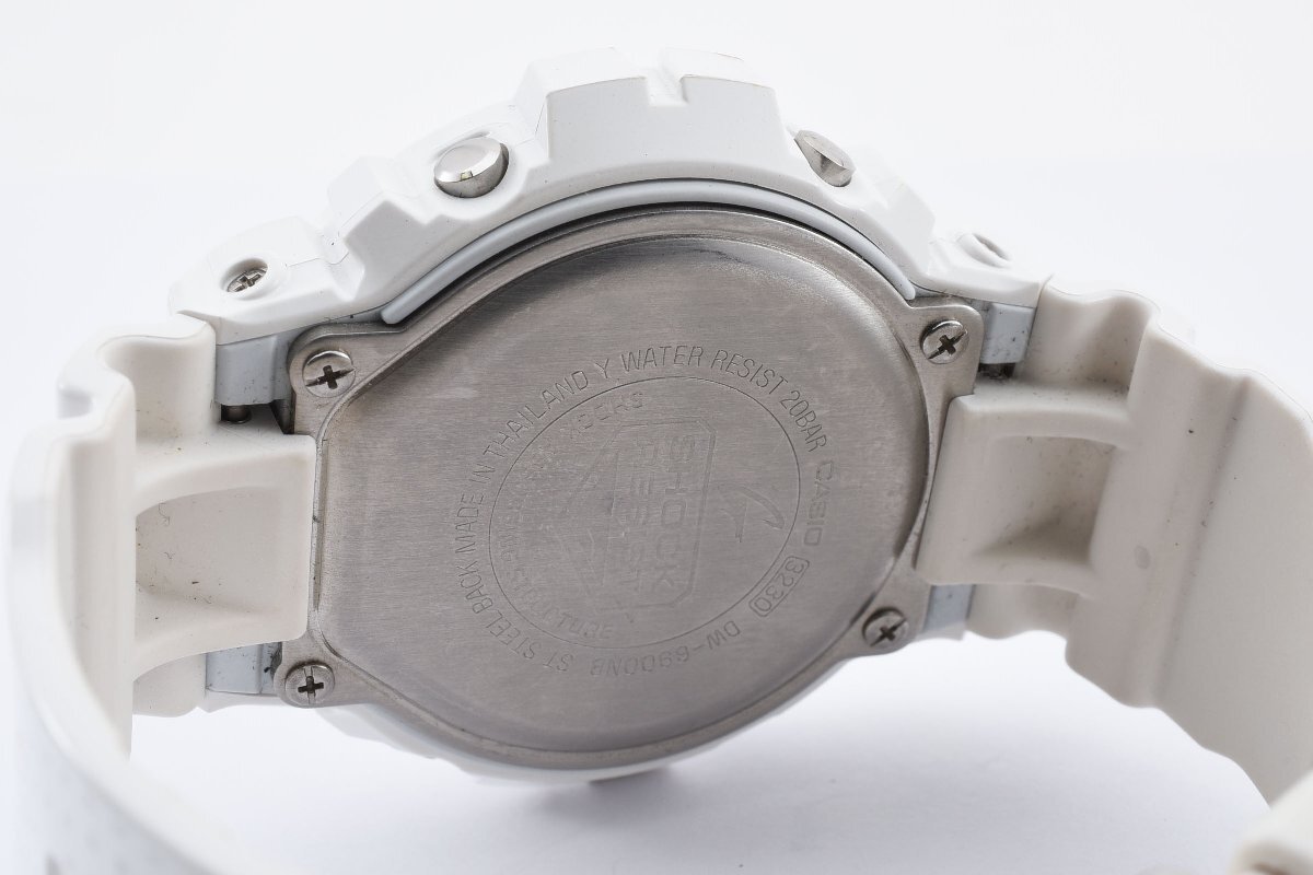 稼働品 カシオ Gショック ホワイト DW-6900NB クォーツ メンズ 腕時計 CASIO G-SHOCK_画像5