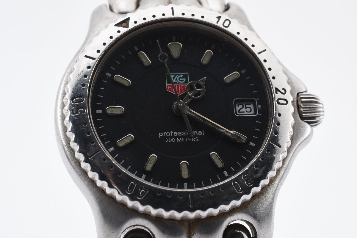 タグホイヤー プロフェッショナル デイト WG1214-K0 クォーツ ボーイズ 腕時計 TAGheuerの画像1