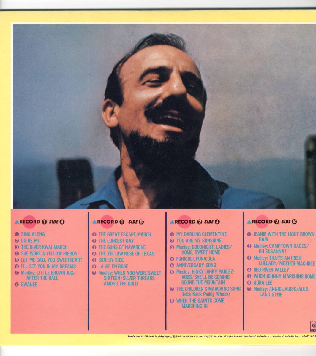 2LP 見開き　ミッチ・ミラー合唱団 MITCH MILLER AND THE GANG【Y-1008】_画像2