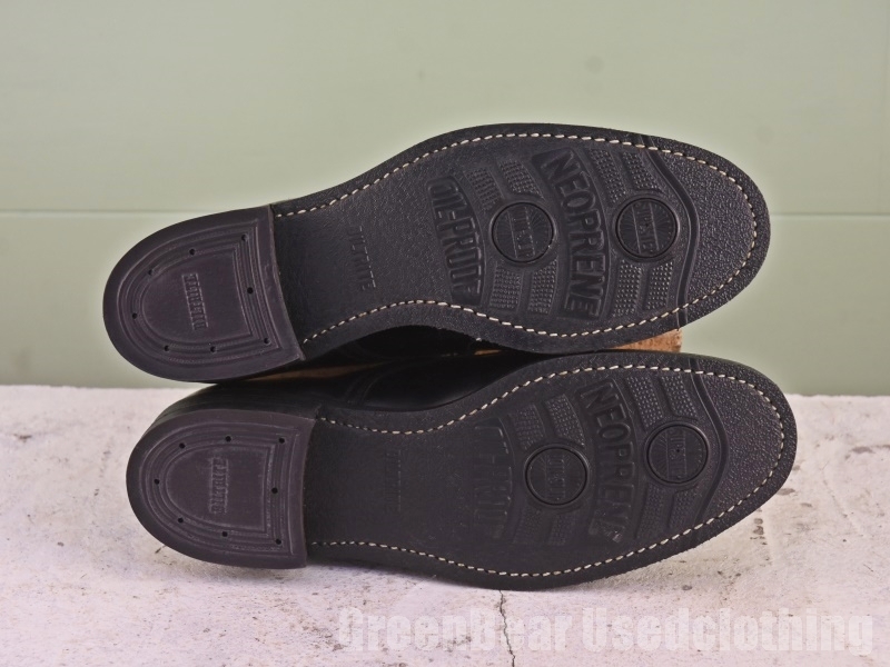 Z052 Canada производства Vintage Canada армия ботинки хороший тест атмосфера выдающийся чёрный черный мужской 8.5 26.5cm