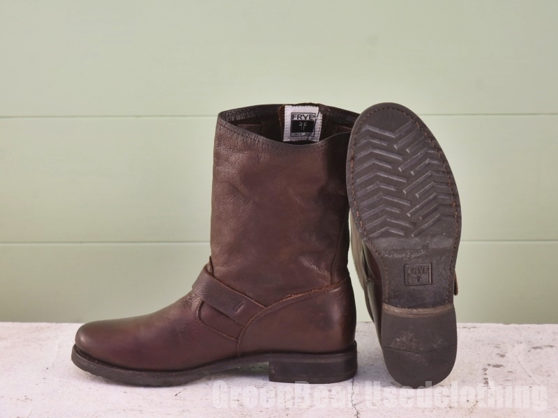 A070 Mexico производства fly FRYE engineer boots чай Brown женский 24.5cm примерно 