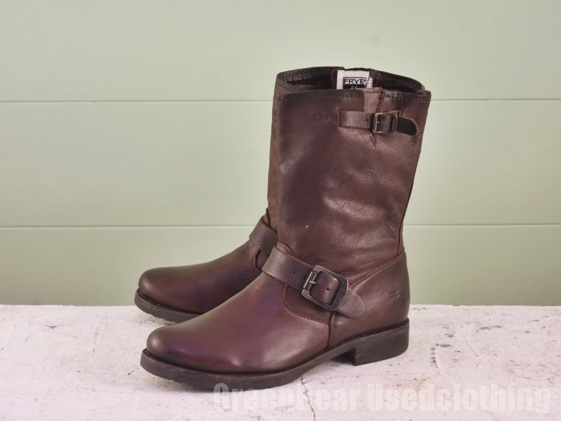 A070 Mexico производства fly FRYE engineer boots чай Brown женский 24.5cm примерно 