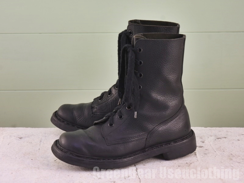 A071 ビンテージ RUGAK フランス軍ブーツ 黒 ブラック メンズ 25cmくらい _画像1