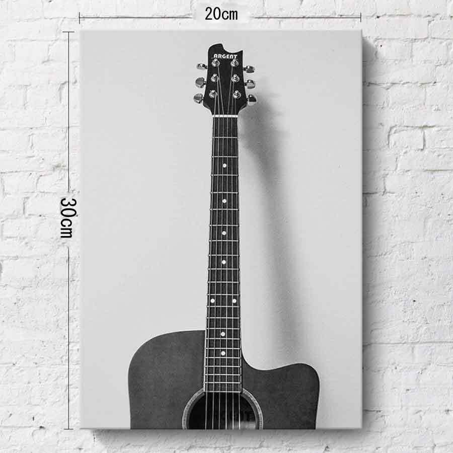  Monotone 3 pieces set picture interior fabric . guitar musical instruments music popular 30×20cm ornament art panel living free shipping 