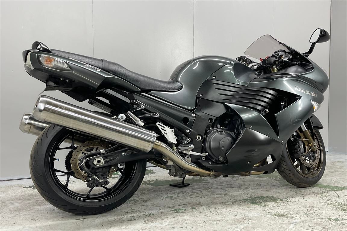 ZZ-R1400 売り切り！１円スタート！レストアベース、部品取りにおすすめ！☆始動動画有☆ZXT40A！2006年！ZX-14R！全国配送！福岡佐賀の画像2