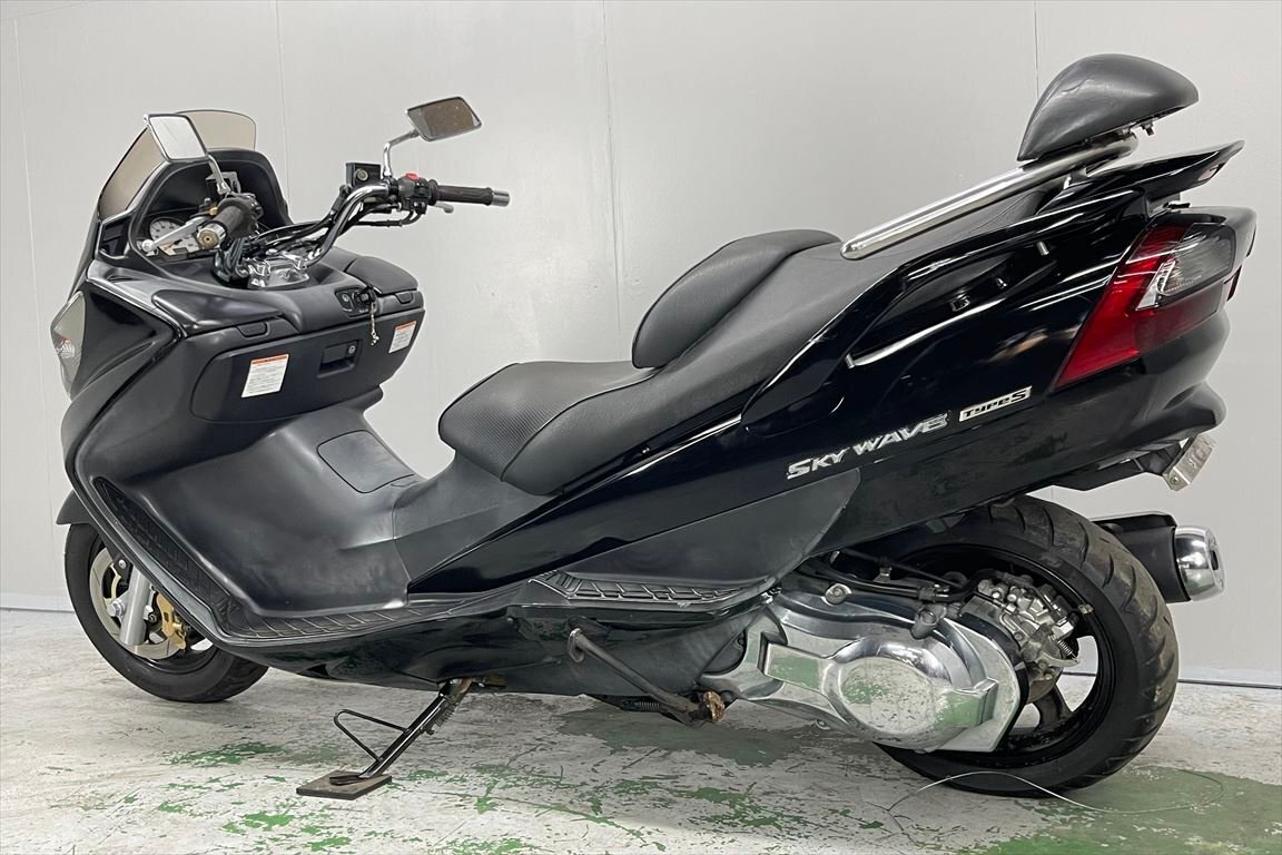 スカイウェイブ250S 売り切り！１円スタート！☆始動動画有☆エンジン好調！CJ43A！2006年！バックレスト！全国配送！福岡佐賀の画像7