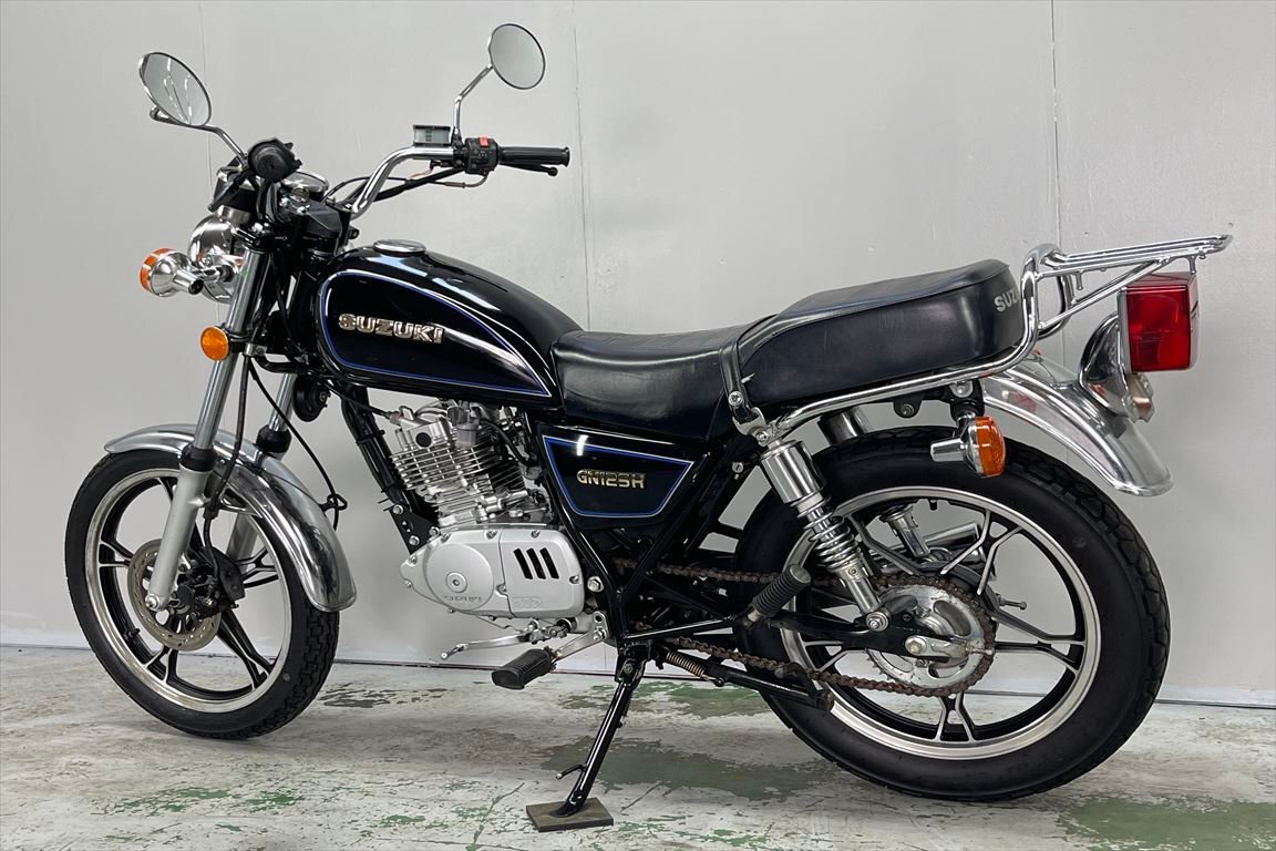 GN125H 売り切り！１円スタート！☆始動動画有☆LC6PCJG！ノーマル！キャブ車！全国配送！福岡佐賀 検）GZ125HS YBR125 CB125Fの画像7