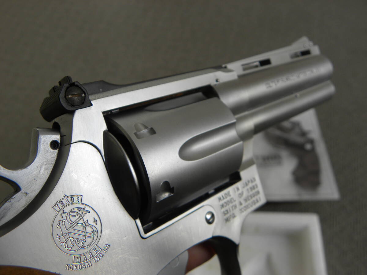  Kokusai s my sonABS silver plating model Pro p custom wooden grip not yet departure fire S&W M19