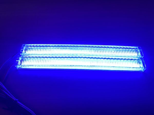 特価☆爆光 ＬＥＤ ＣＯＢ  ストロボ デイライト青 ロングタイプ リレー付☆クリックポスト可の画像1