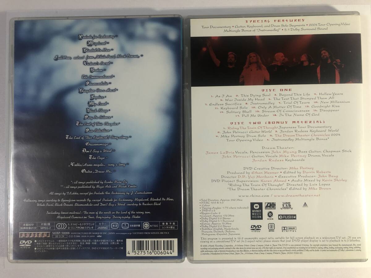 中古DVD Sonata Arctica/For The Sake Of Revenge＋Dream Theater Live At Budokan 2枚セットの画像2