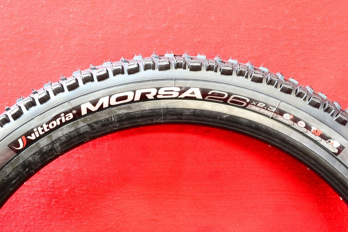 新品★Vittoria◆MORSA★Graphene+★G+★TNT★ISOtech★4C★Sidewall Protection★ビットリア★チューブレス対応★26×2.3インチ★ペア可c1の画像3