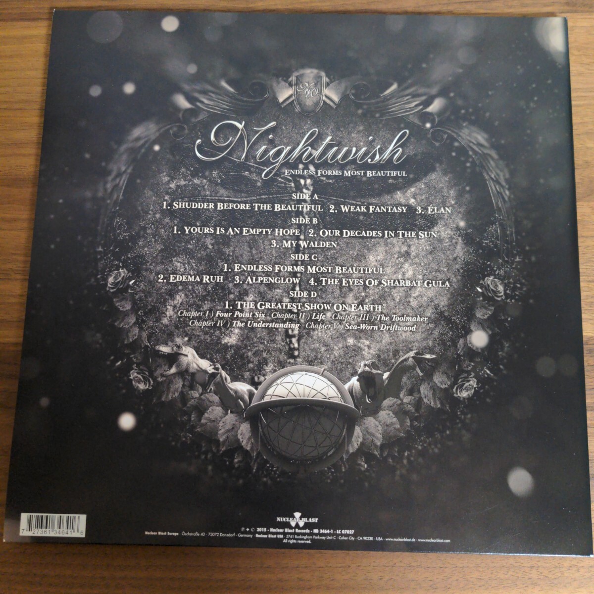 Nightwish/Endless Forms Most Beautiful…LPレコード 美盤の画像3