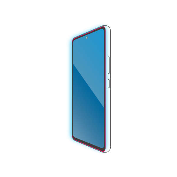 Galaxy A53 5G ガラスフィルム フルカバーガラス PETフレーム BLカット PM-G224FLKGFRBB 143a_画像3