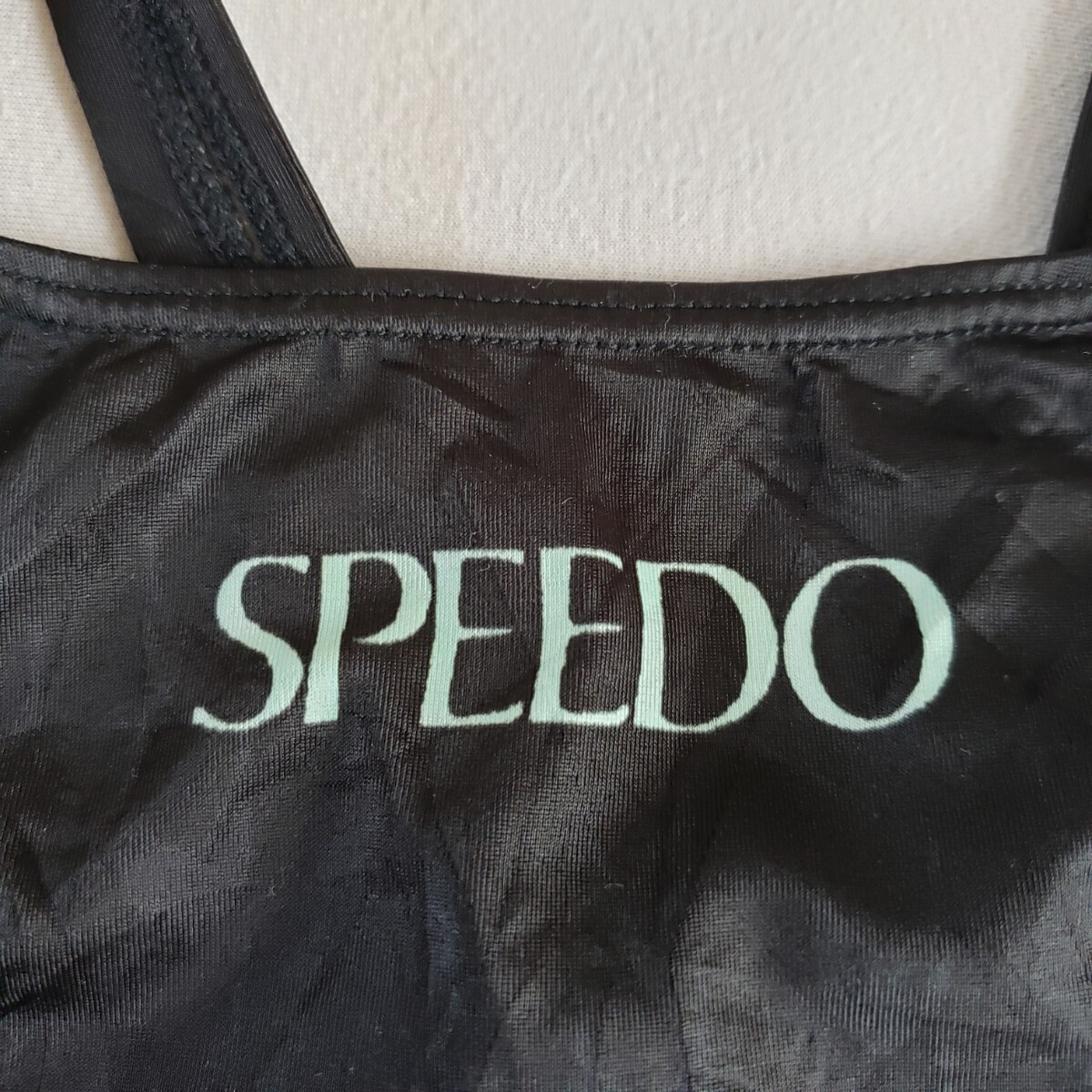 SPEEDO スピード アクアブレードⅡ レディース競泳水着 Mサイズ マーキュライン ハイカット ウロコ模様 ミズノ製の画像3