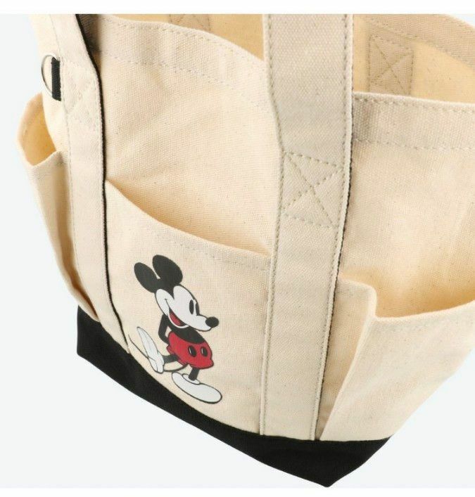 ディズニー Disney 限定 トートバッグ ミッキー ミニー  キャンパス マザーズバッグ バルーントート ラウンドトートバッグ