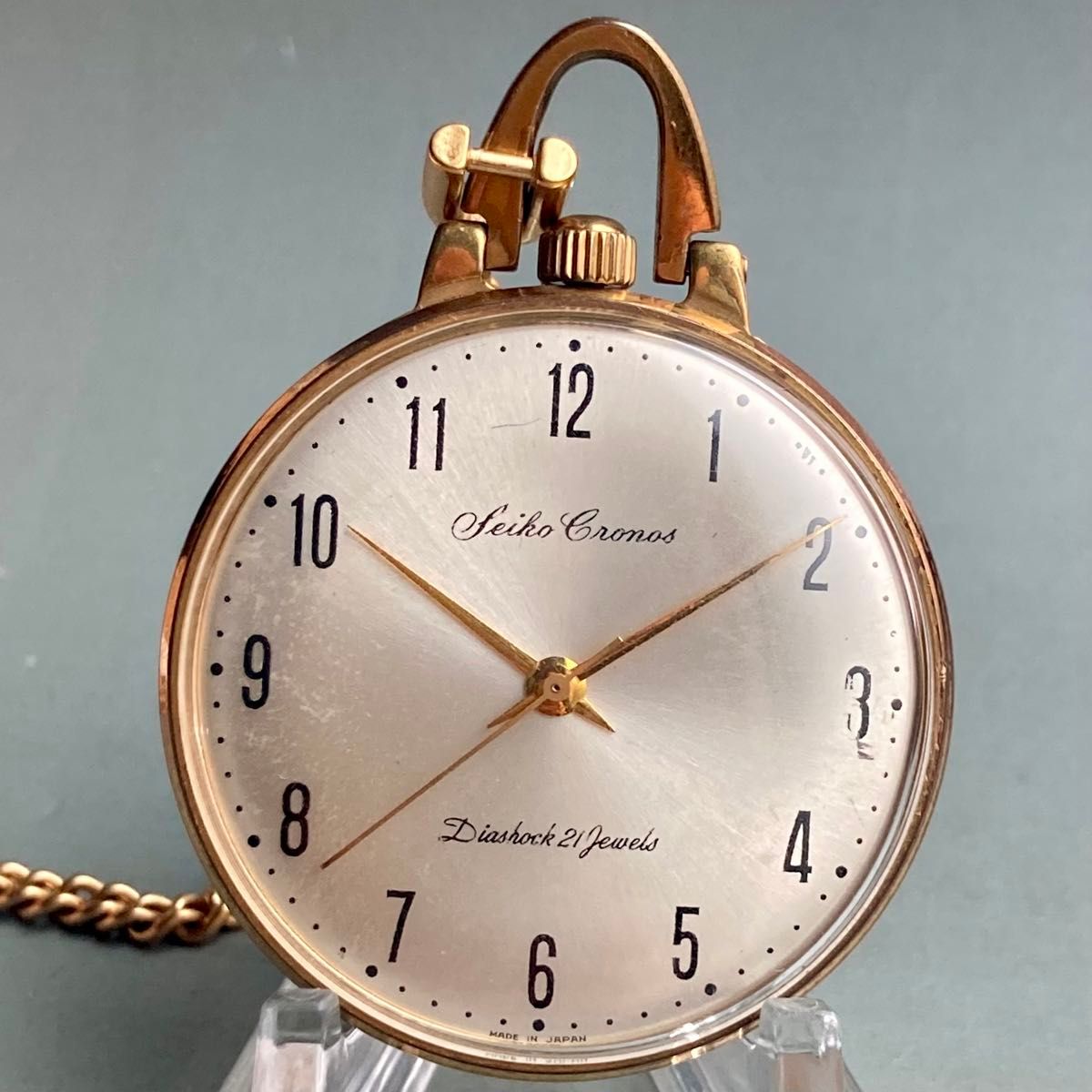 【動作品】セイコー クロノス 懐中時計 1963年 昭和38年 手巻き