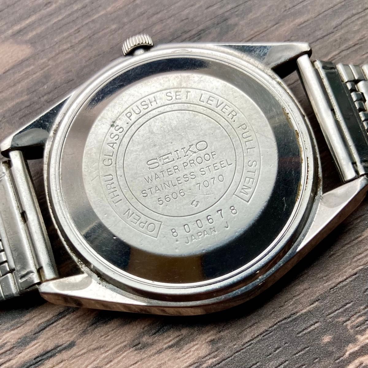 【動作品】セイコー ロードマチック 腕時計 1968年 自動巻き メンズ