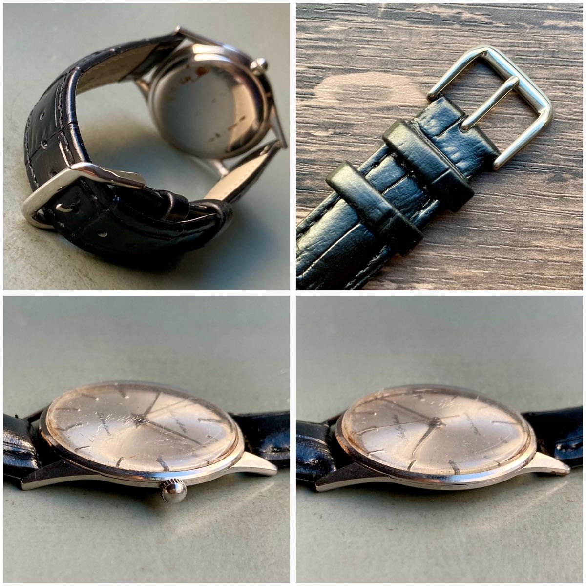 【動作品】セイコー ゴールドフェザー 腕時計 1962年 手巻き メンズ