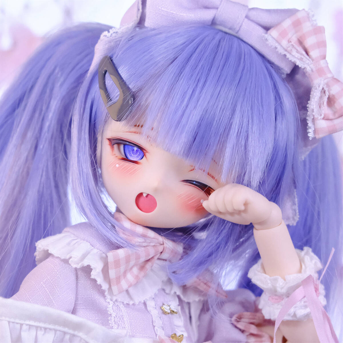 『Limor』 DDH-01 セミホワイト肌 カスタムヘッド＋アイ三組 MDD向け ドルフィードリームの画像1