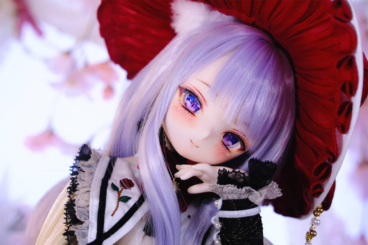 『Limor』 DDH-01 セミホワイト肌 カスタムヘッド＋アイ三組 MDD向け ドルフィードリームの画像2