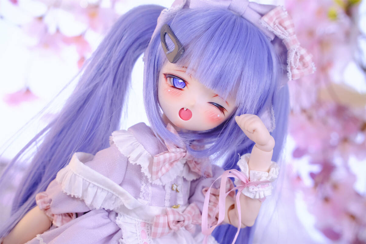 『Limor』 DDH-01 セミホワイト肌 カスタムヘッド＋アイ三組 MDD向け ドルフィードリームの画像5