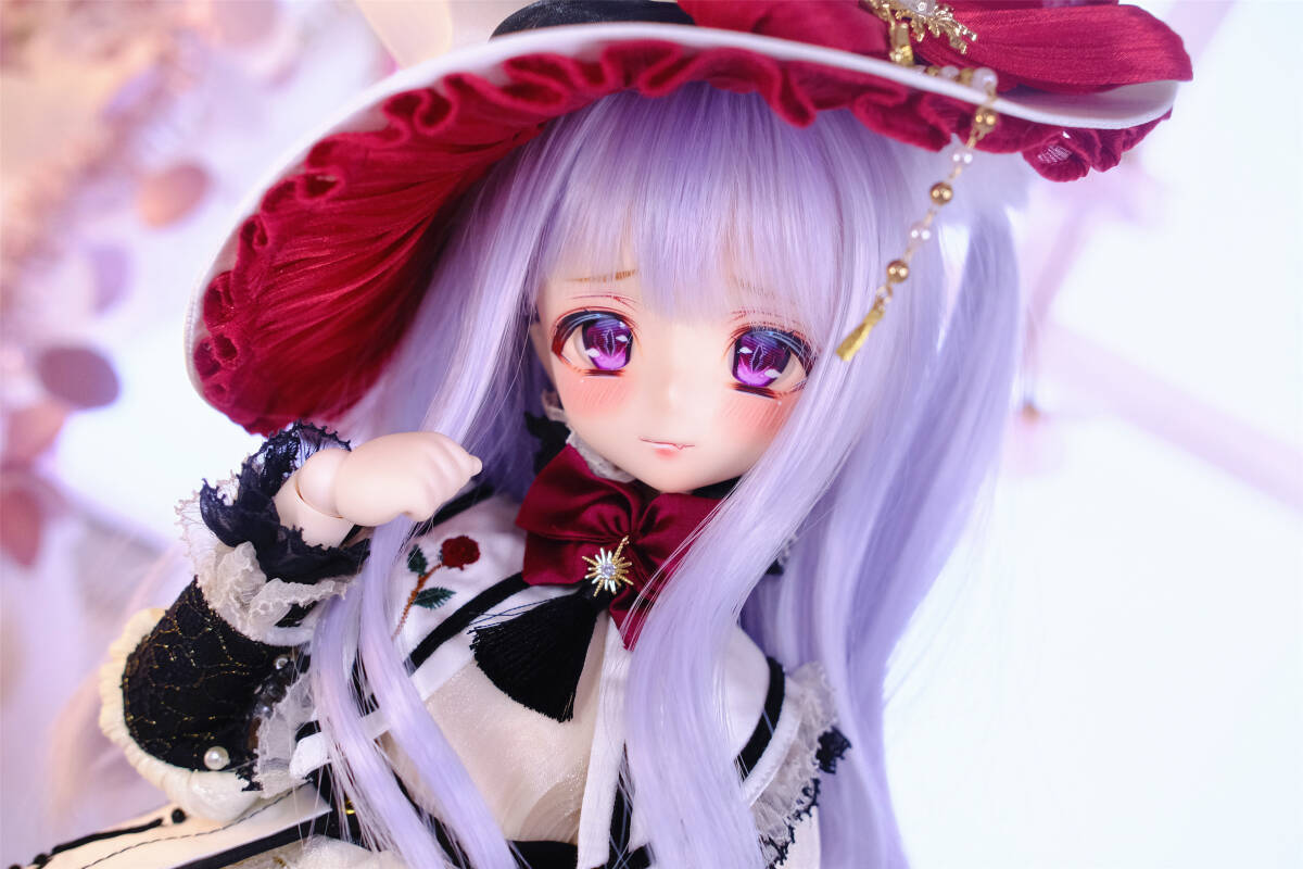 『Limor』 imomodoll apsu セミホワイト肌 カスタムヘッド＋アイ三組 MDD向け ドルフィードリームの画像6