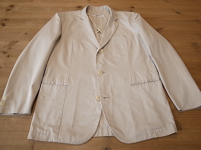 KATHARINE HAMNETT LONDON Katharine Hamnett London cotton beige 3. tailored jacket blaser size M