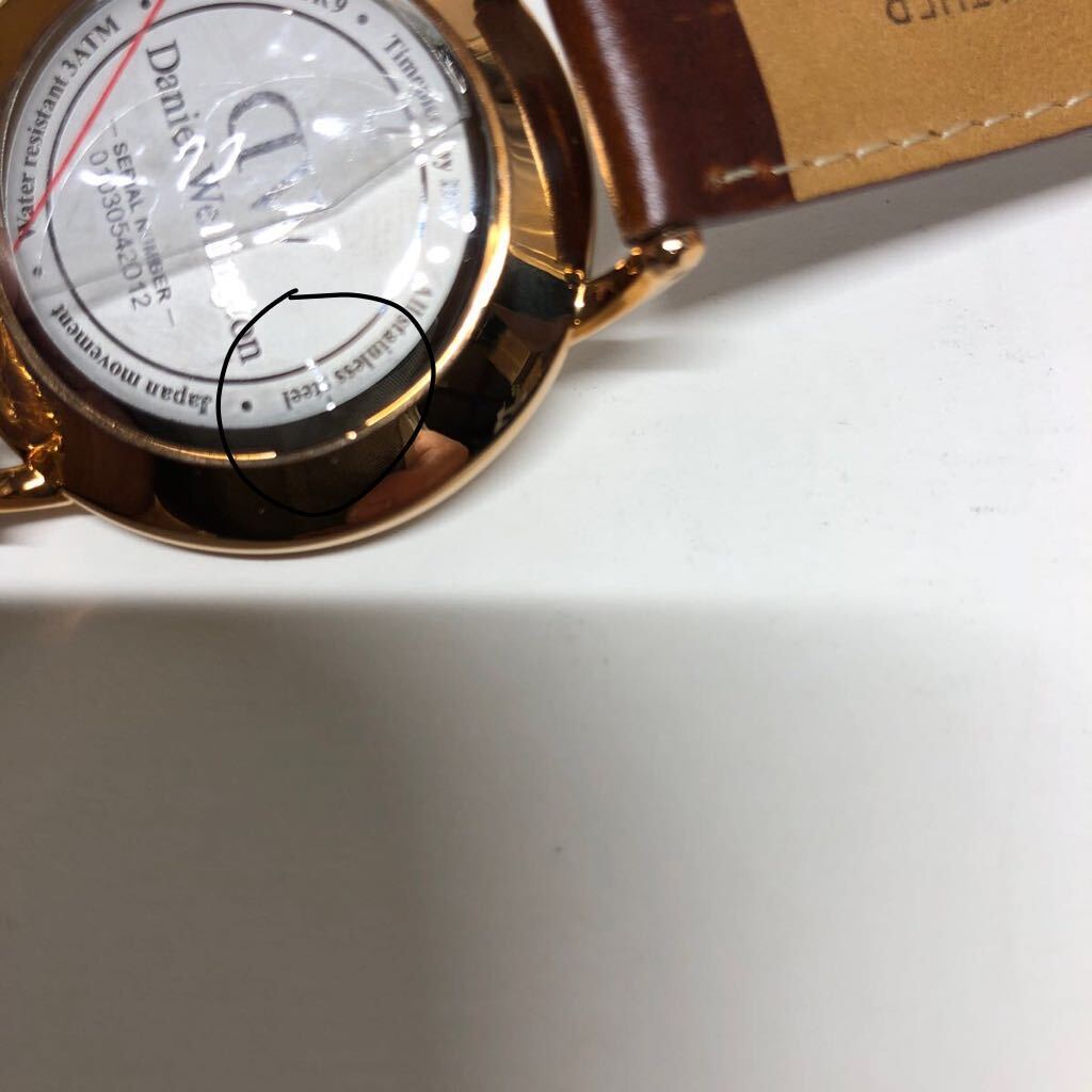 新品に近い。ダニエル・ウェリントン] 腕時計 Dapper St Mawes DW00100083 ブラウン送料無料。の画像10