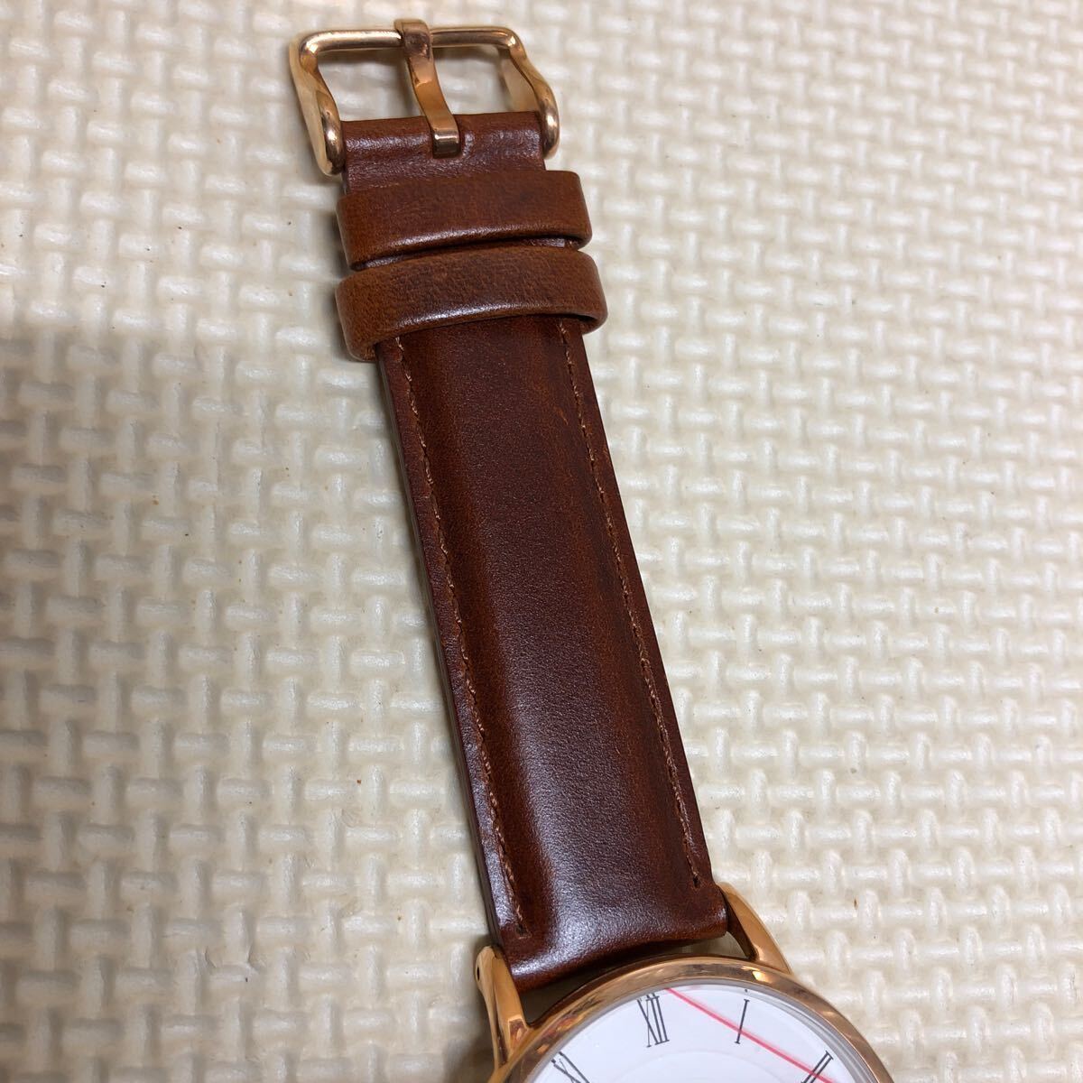 新品に近い。ダニエル・ウェリントン] 腕時計 Dapper St Mawes DW00100083 ブラウン送料無料。の画像3
